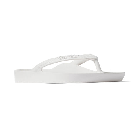 Arch Support Flip Flops - Classic - White